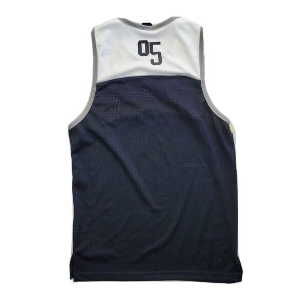 Fubu 90s Y2K Tank Top Muscle Jersey Mens M Colorblock Colorful Athletic True Vtg - Picture 2 of 12